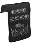 EXO - The Lost Planet Unisex Siyah Tak-Çıkar Postacı Çanta Kapağı CK-937