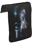 Dota 2 - Drow Ranger II Unisex Siyah Tak-Çıkar Postacı Çanta Kapağı CK-949