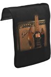 Gitar - Fender II Unisex Siyah Tak-Çıkar Postacı Çanta Kapağı CK-983