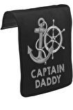 Captain DaddyUnisex Siyah Tak-Çıkar Postacı Çanta Kapağı CK-991