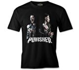 Punisher - Fight Siyah Erkek Tshirt