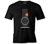 Gitar - Pena Siyah Erkek Tshirt