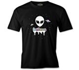 Alien - Believe in Planets Siyah Erkek Tshirt