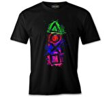Play Buttons - Dust Siyah Erkek Tshirt