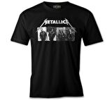 Metallica - Grup Elemanları Wall Siyah Erkek Tshirt