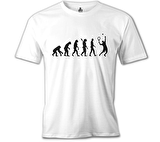 Tenis Player Evolution Beyaz Erkek Tshirt