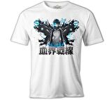 BBB - Kekkai Sensen Beyaz Erkek Tshirt