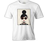 Girl by Circles Beyaz Erkek Tshirt