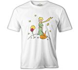 Küçük Prens - Gezegen Beyaz Erkek Tshirt