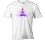 Yoga - Center Beyaz Erkek Tshirt