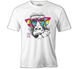 Stay Cool - Maymun Beyaz Erkek Tshirt