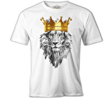 Aslan - The King Beyaz Erkek Tshirt