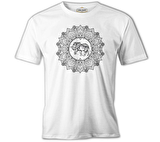 Fil - Mandala Beyaz Erkek Tshirt