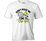 Tenis - Net Beyaz Erkek Tshirt
