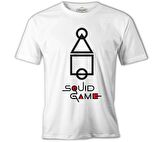 Squid Game - Şekil Beyaz Erkek Tshirt