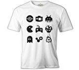 Oyun Logo - 90's Beyaz Erkek Tshirt