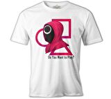 Squid Game - Oyun Beyaz Erkek Tshirt