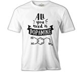 Kimya - Dopamin Element Beyaz Erkek Tshirt