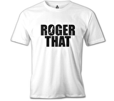 Tenis - Roger That Beyaz Erkek Tshirt