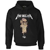 Metallica - One Siyah Erkek Fermuarsız Kapşonlu