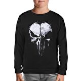 Punisher - Logo Punch Siyah Çocuk Sweatshirt
