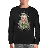 Billie Eilish - Yörünge Siyah Çocuk Sweatshirt