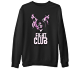 Fight Club - Smoky  Siyah Erkek Kalın Sweatshirt