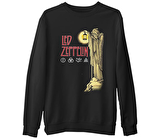 Led Zeppelin - Stairway to Heaven  Siyah Erkek Kalın Sweatshirt