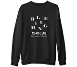 CNBlue - Bloom Siyah Erkek Kalın Sweatshirt