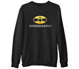 Bassman  Siyah Erkek Kalın Sweatshirt