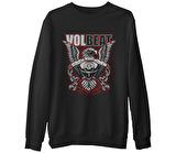 Volbeat - The Eagle  Siyah Erkek Kalın Sweatshirt