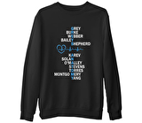 Grey's Anatomy - Grey Siyah Erkek Kalın Sweatshirt