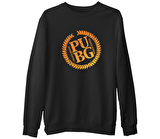 PUBG - Chicken Dinner Siyah Erkek Kalın Sweatshirt