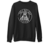 Fall Out Boy - Chicago Siyah Erkek Kalın Sweatshirt