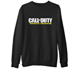 Call of Duty - Infinite Warfare Siyah Erkek Kalın Sweatshirt