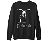 Death Note - Path Siyah Erkek Kalın Sweatshirt