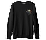 Star Wars - Baby Yoda Siyah Erkek Kalın Sweatshirt