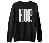 Hip Hop O Siyah Erkek Kalın Sweatshirt