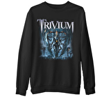 Trivium - Vengeance Falls  Siyah Erkek Kalın Sweatshirt