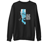 Breaking Bad - I am The One Siyah Erkek Kalın Sweatshirt
