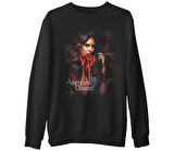 Vampire Diaries  Siyah Erkek Kalın Sweatshirt