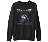 Megadeth - Vic 1  Siyah Erkek Kalın Sweatshirt