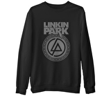 Linkin Park - Logo 2  Siyah Erkek Kalın Sweatshirt