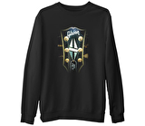 Gitar - Gibson 2  Siyah Erkek Kalın Sweatshirt
