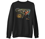 Dota 2 - Axe  Siyah Erkek Kalın Sweatshirt