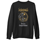 Behemoth - Devil's Conquistadors   Siyah Erkek Kalın Sweatshirt