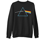 Pink Floyd - Dark Side of the Moon  Siyah Erkek Kalın Sweatshirt