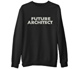 Future Architect  Siyah Erkek Kalın Sweatshirt