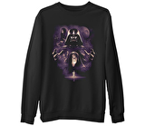 Star Wars - Darth Vader 2  Siyah Erkek Kalın Sweatshirt