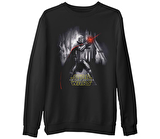 Star Wars - The Force Awakens 3  Siyah Erkek Kalın Sweatshirt